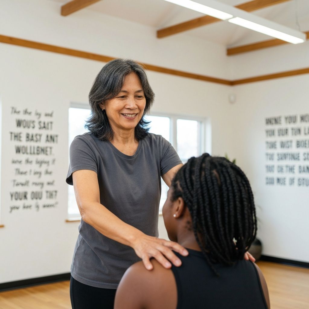 Instructor providing guidance